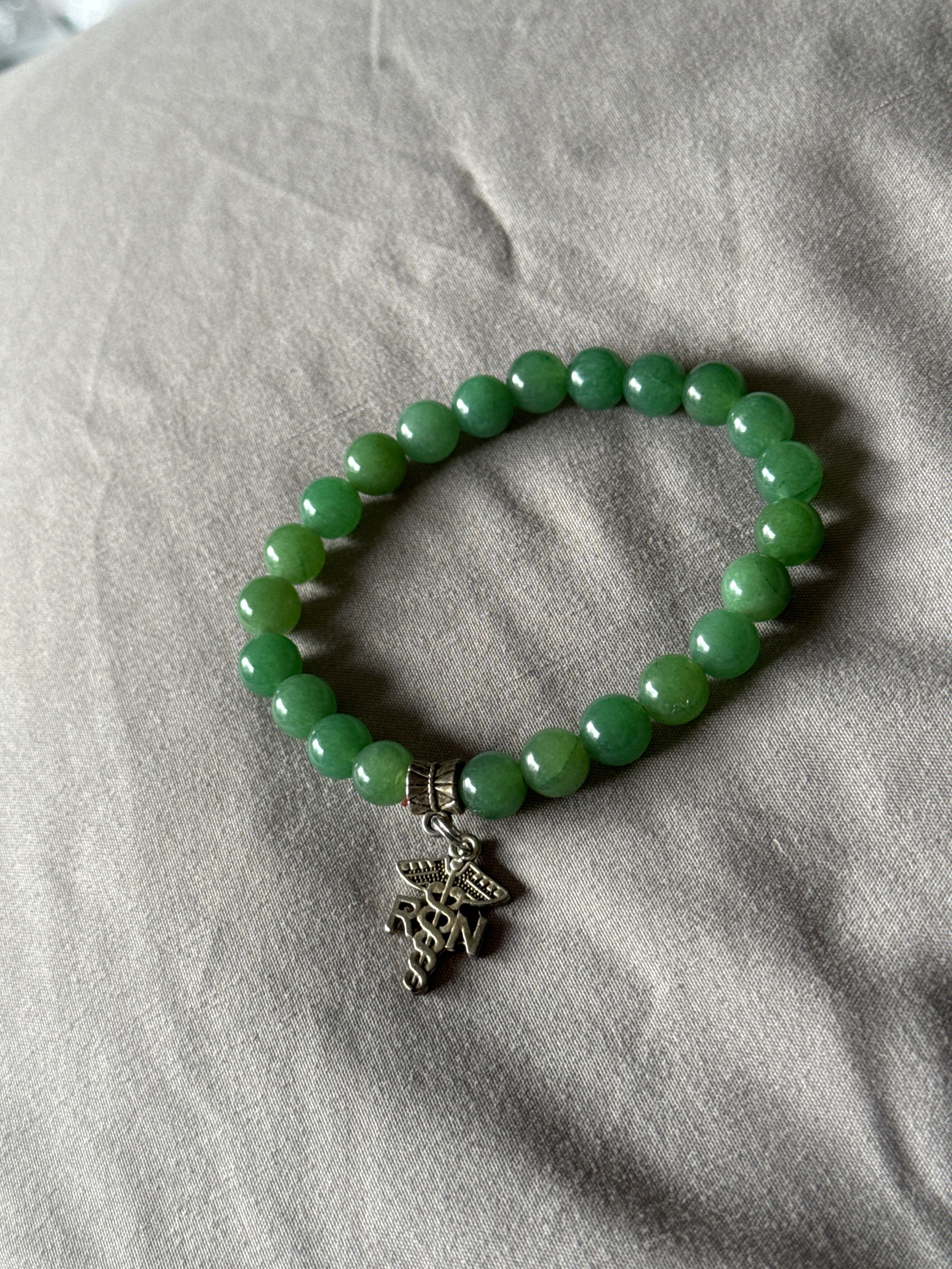 Aventurine RN Bracelet - 8mm Beads