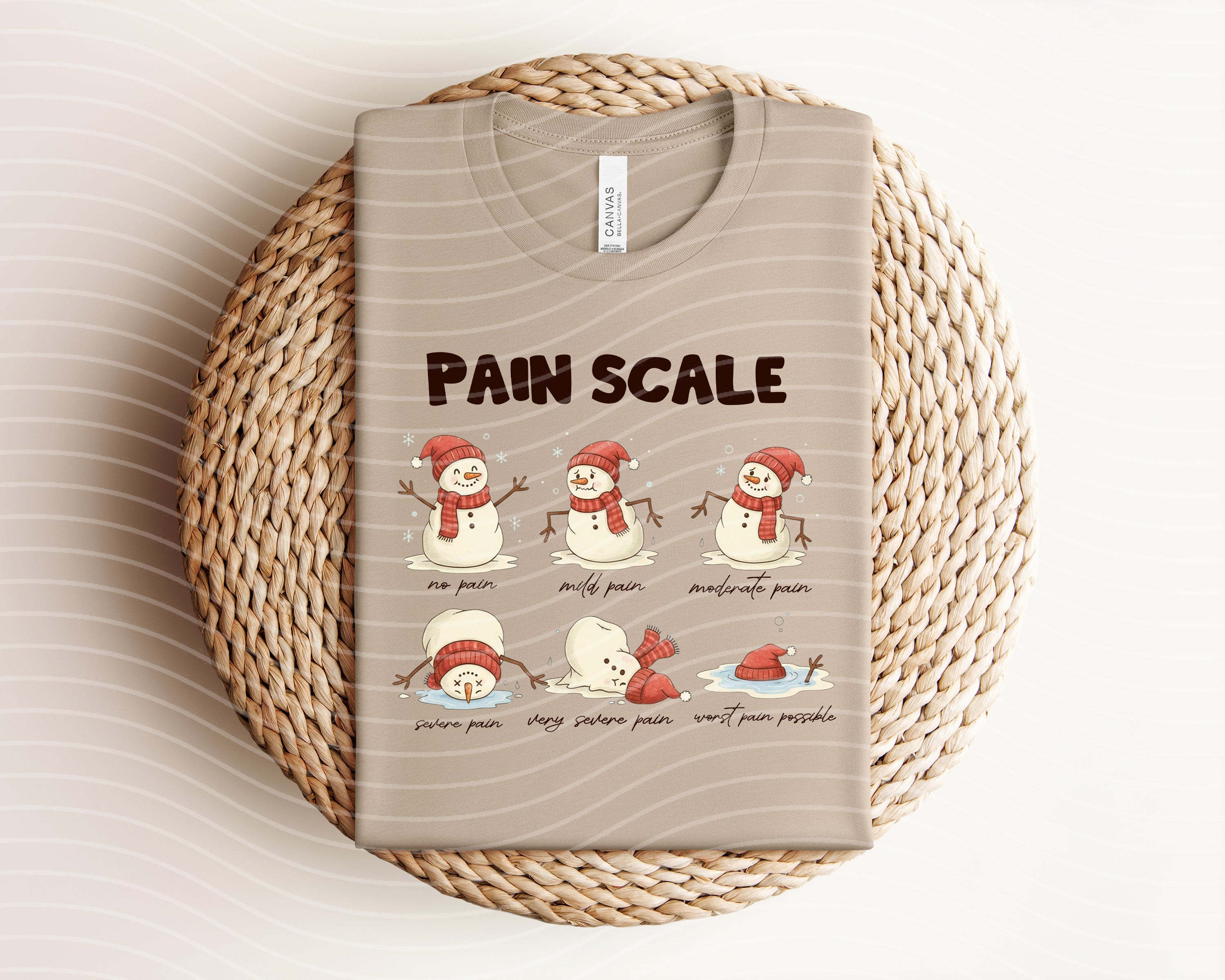 Pain Scale Graphic Tee
