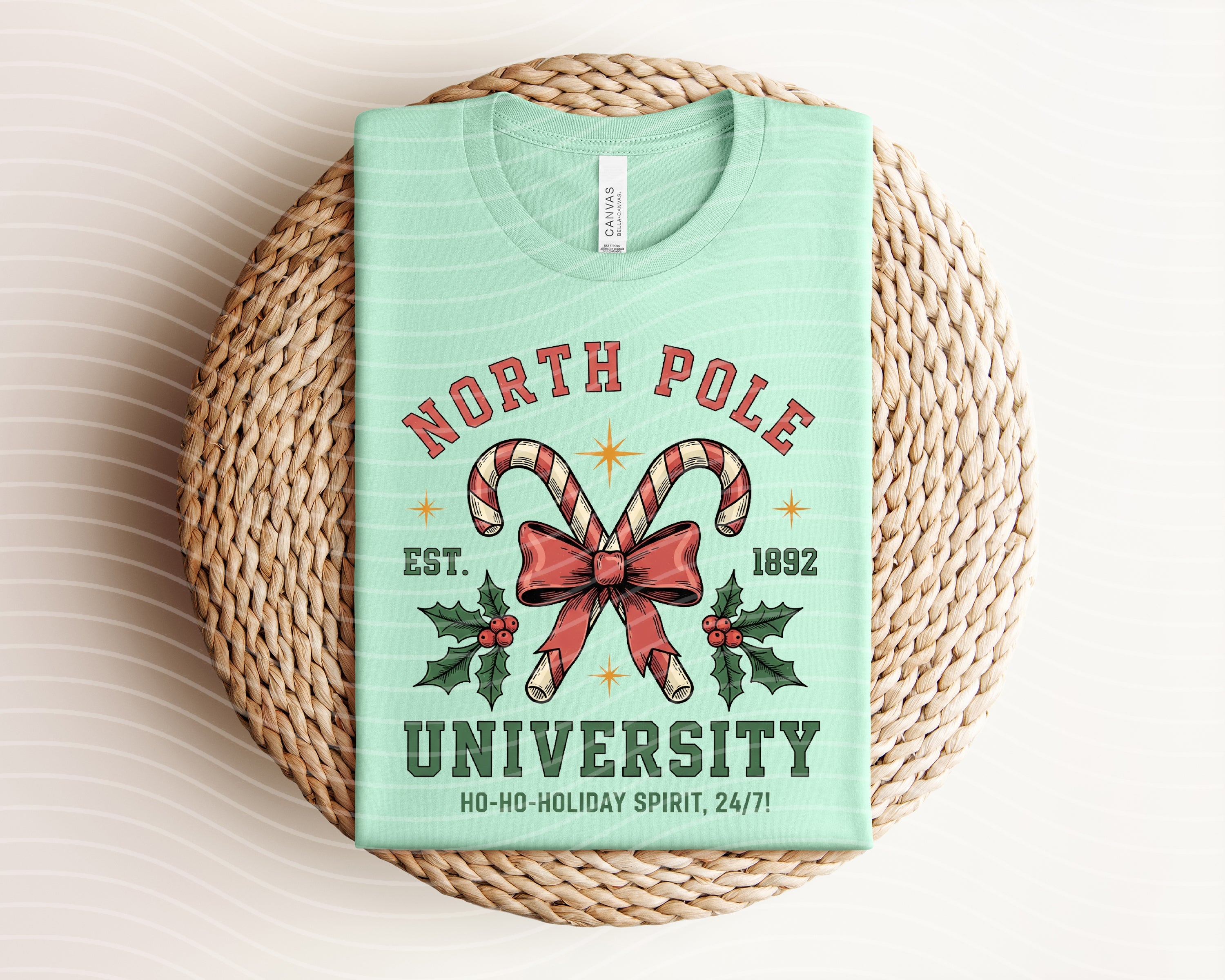 North Pole University Graphic Tee