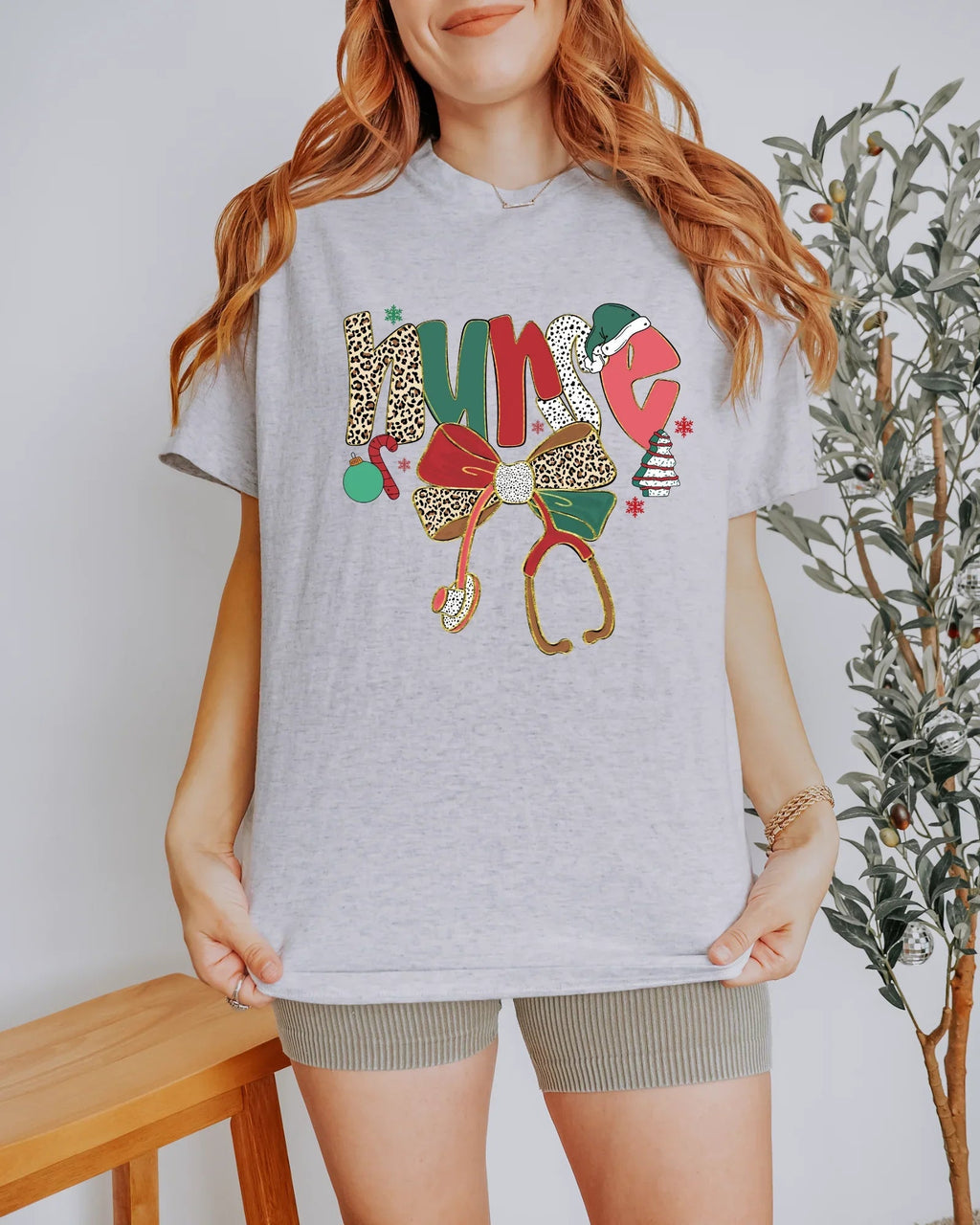 Christmas Nurse Shirt, CNA Christmas Tee, NICU Nurse Holiday Shirt, Cute Medical Christmas Top, Festive Nurse Gift, Scrub Life Xmas