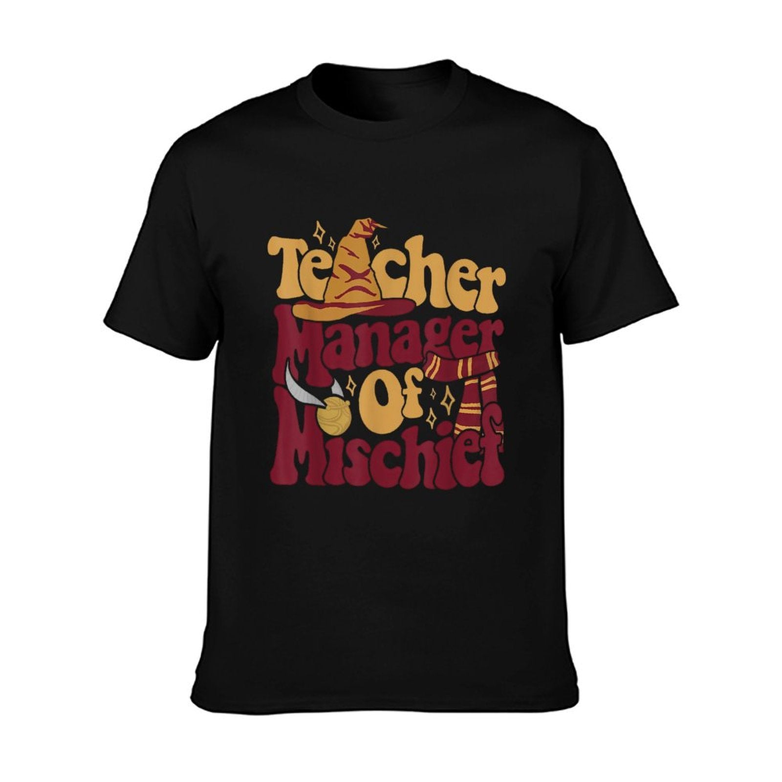 Magical Teacher Shirt Manager Of Mischief Teacher Gifts T-Shirt