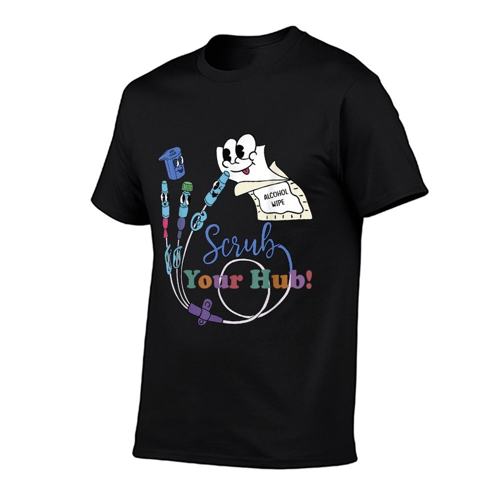 Funny Peds ER Icu Rn Nurse Scrub The Hub Nursing Student  Breathable T-Shirt