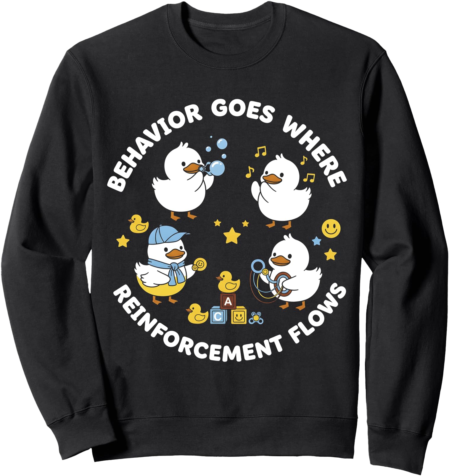 Silly Goose Behavior Analyst Aba Therapist Funny Sped Sweatshirt