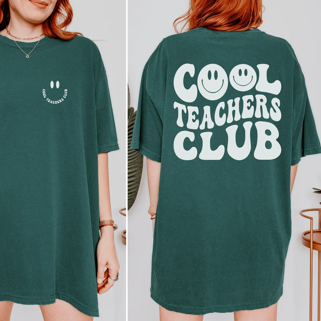 Cool Teacher Club Tee or Crewneck Sweatshirt