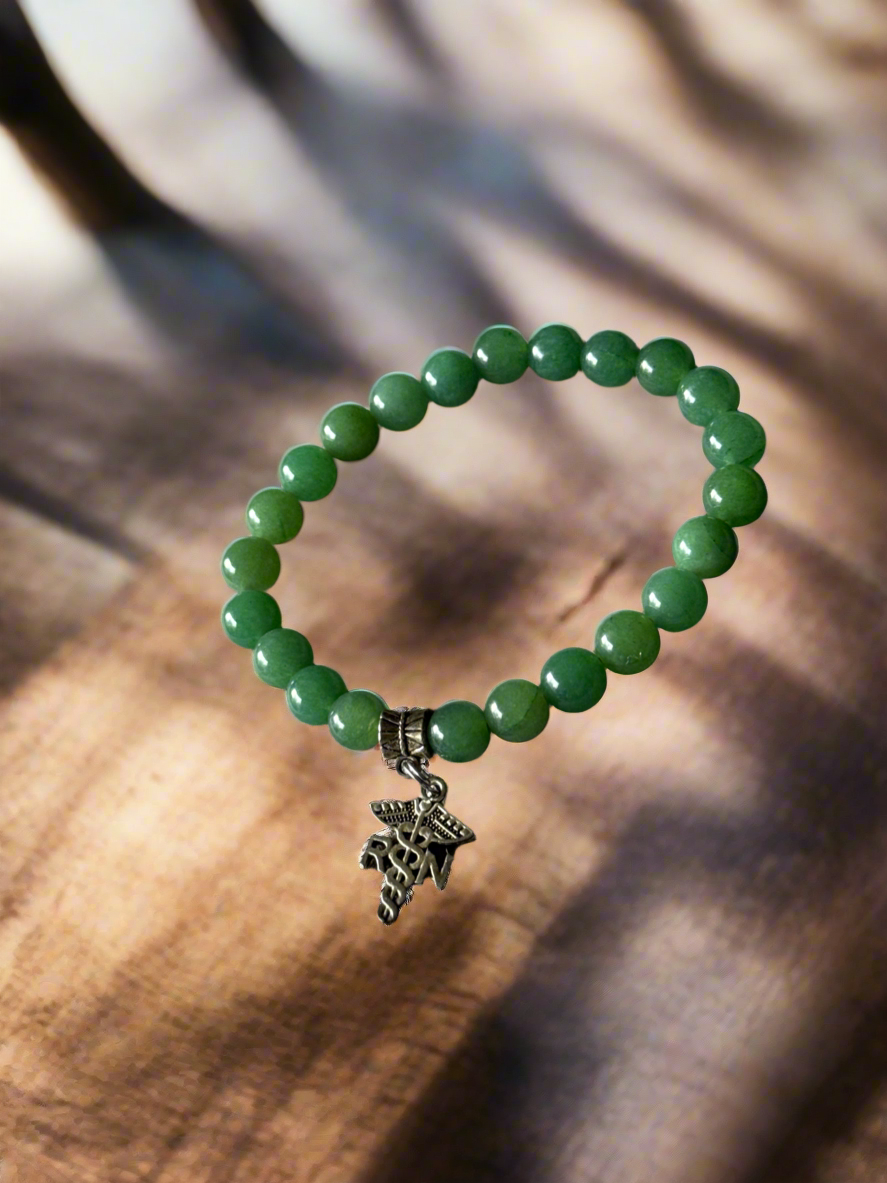 Aventurine RN Bracelet - 8mm Beads
