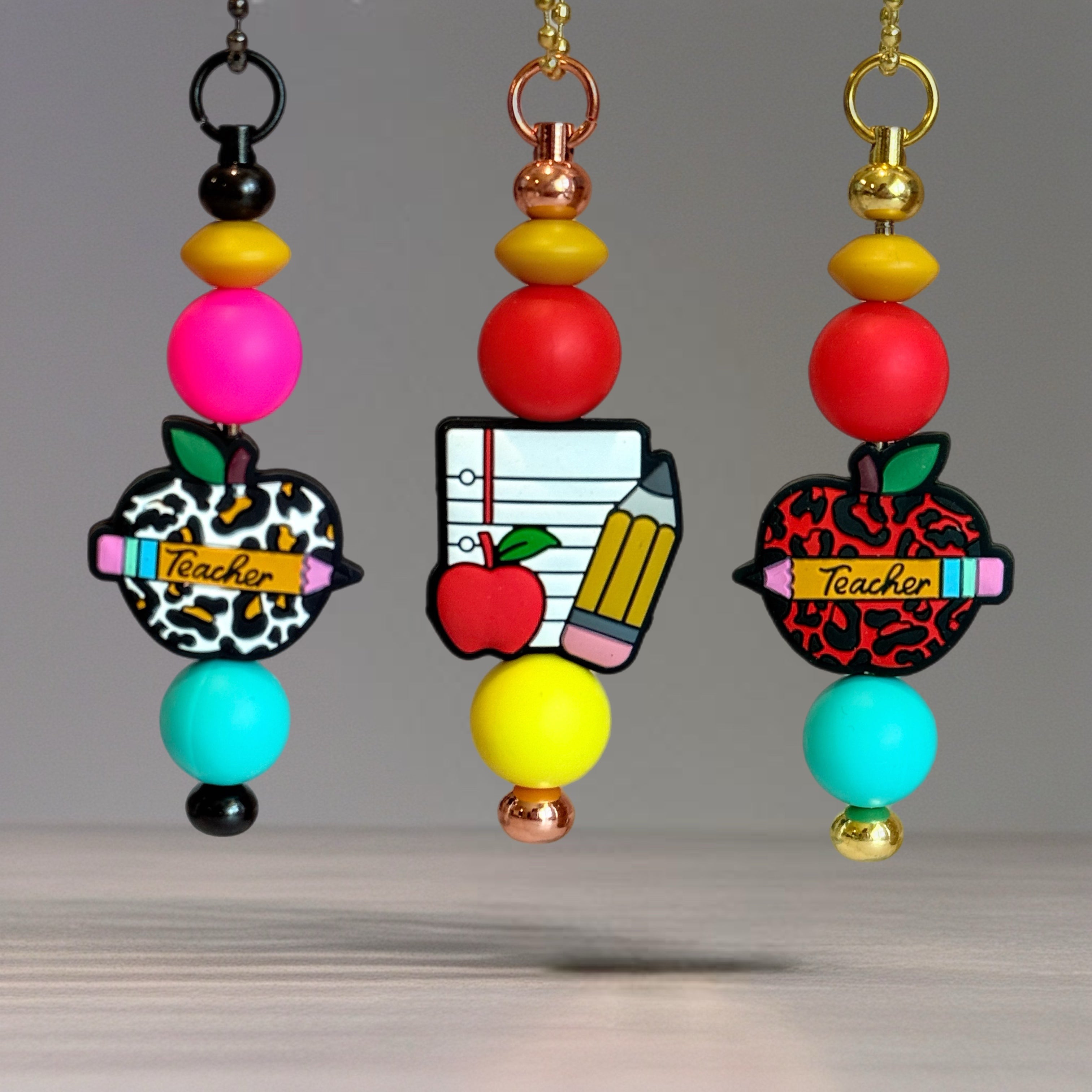 Teacher Charm - Tumbler Handle Charm