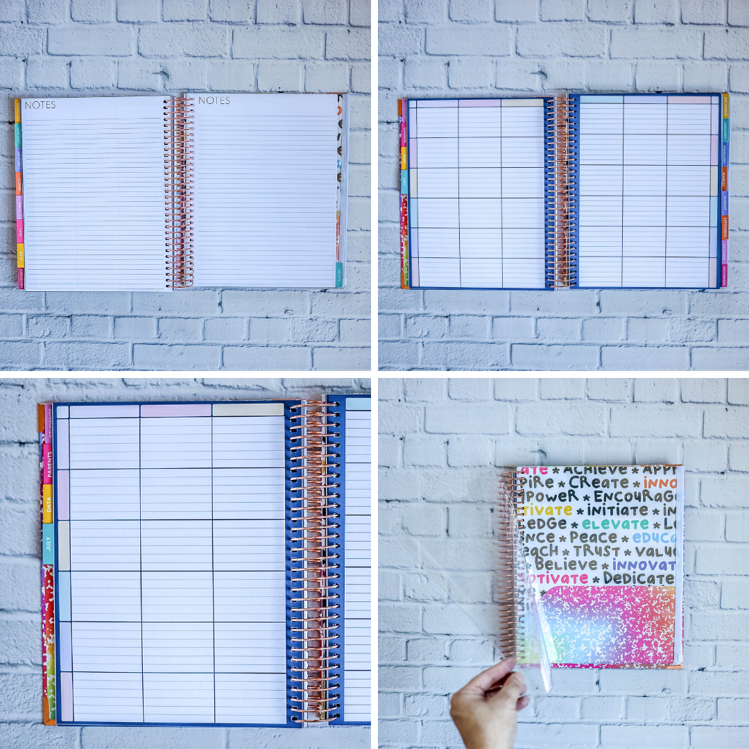 Color Me Flowers - Teacher Planner by BERTEAU & Co.