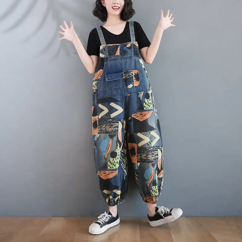 Women's Loose Wide Leg Jumpsuit Pants