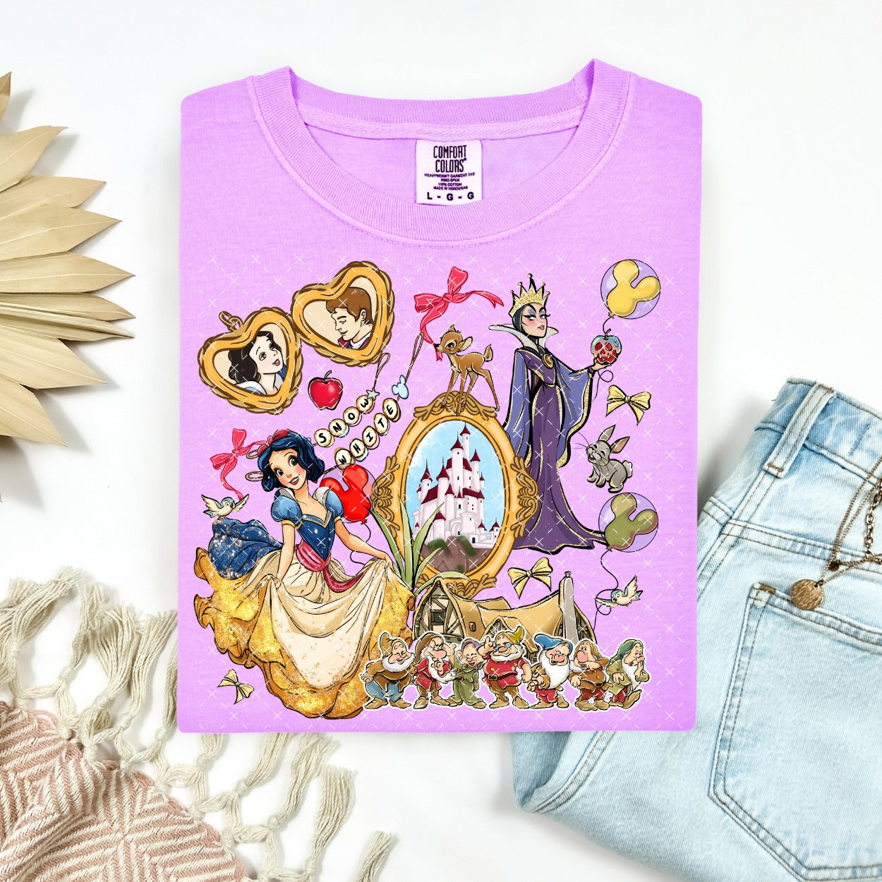 Snow White Locket Graphic Tee
