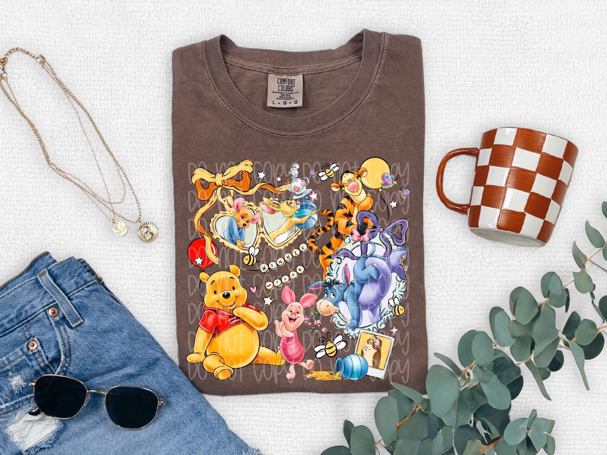 Pooh Locket Graphic Tee