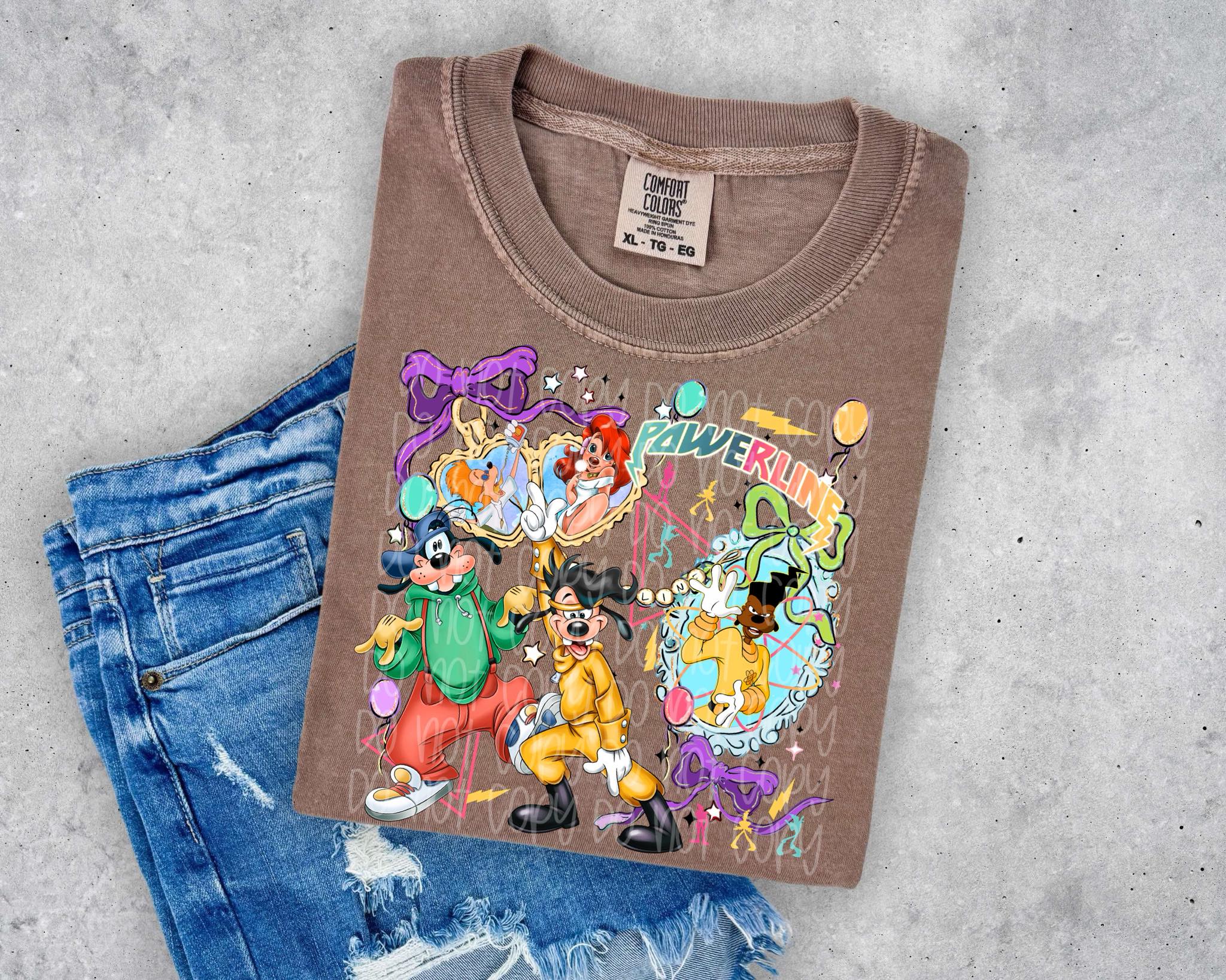 Powerline Locket Graphic Tee