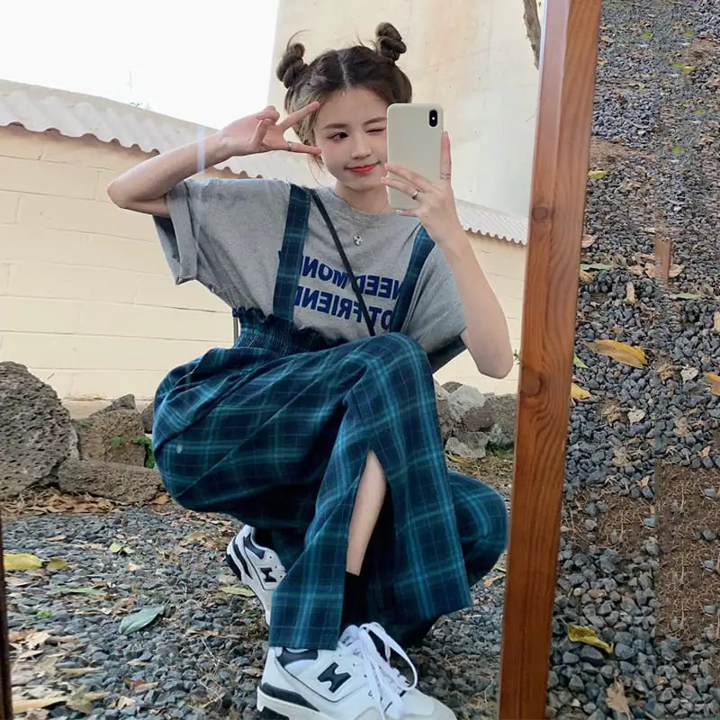 Nipped Waist Casual Women's High Waist Wide Leg Pants