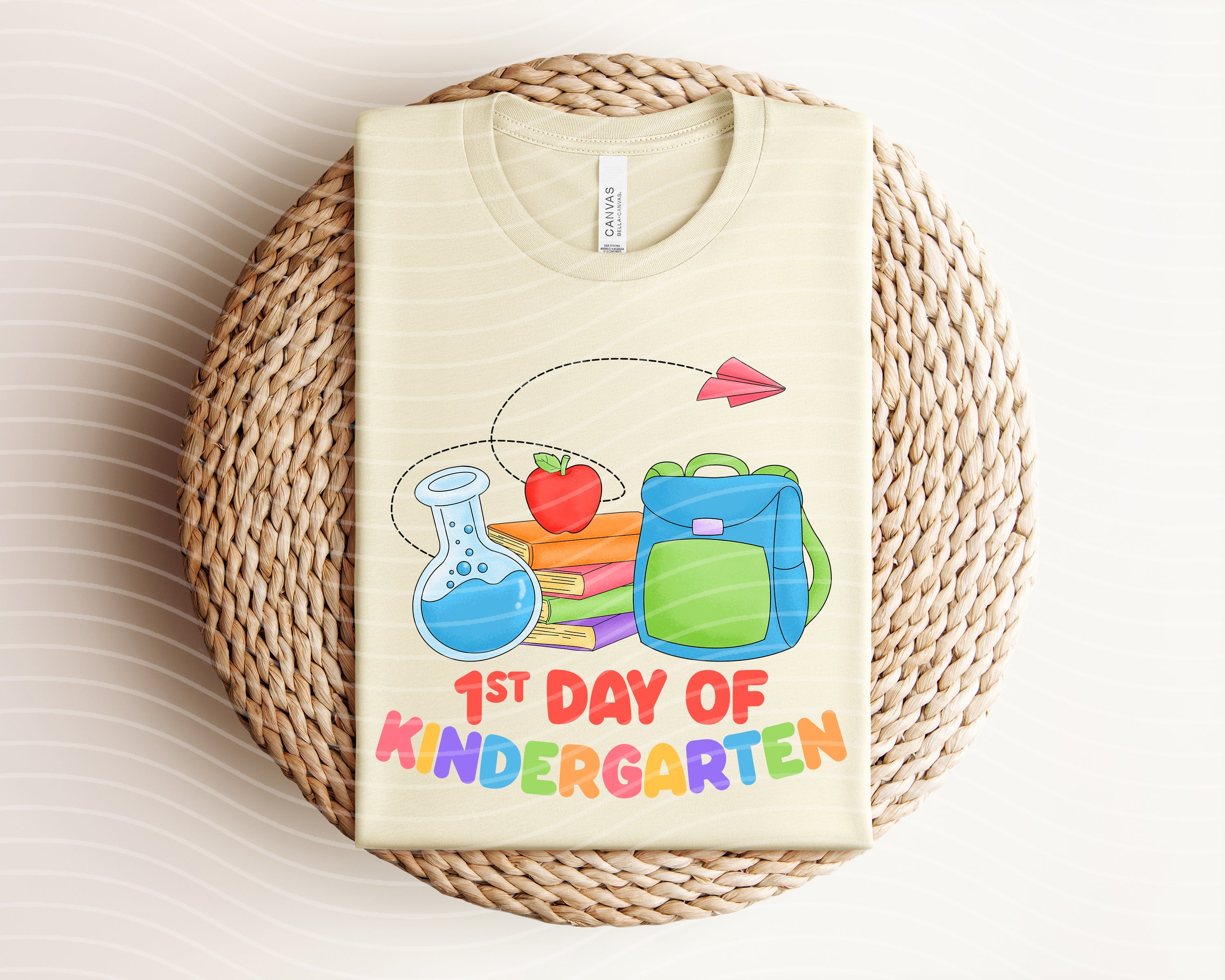 1st Day of School Kindergarten Graphic Tee