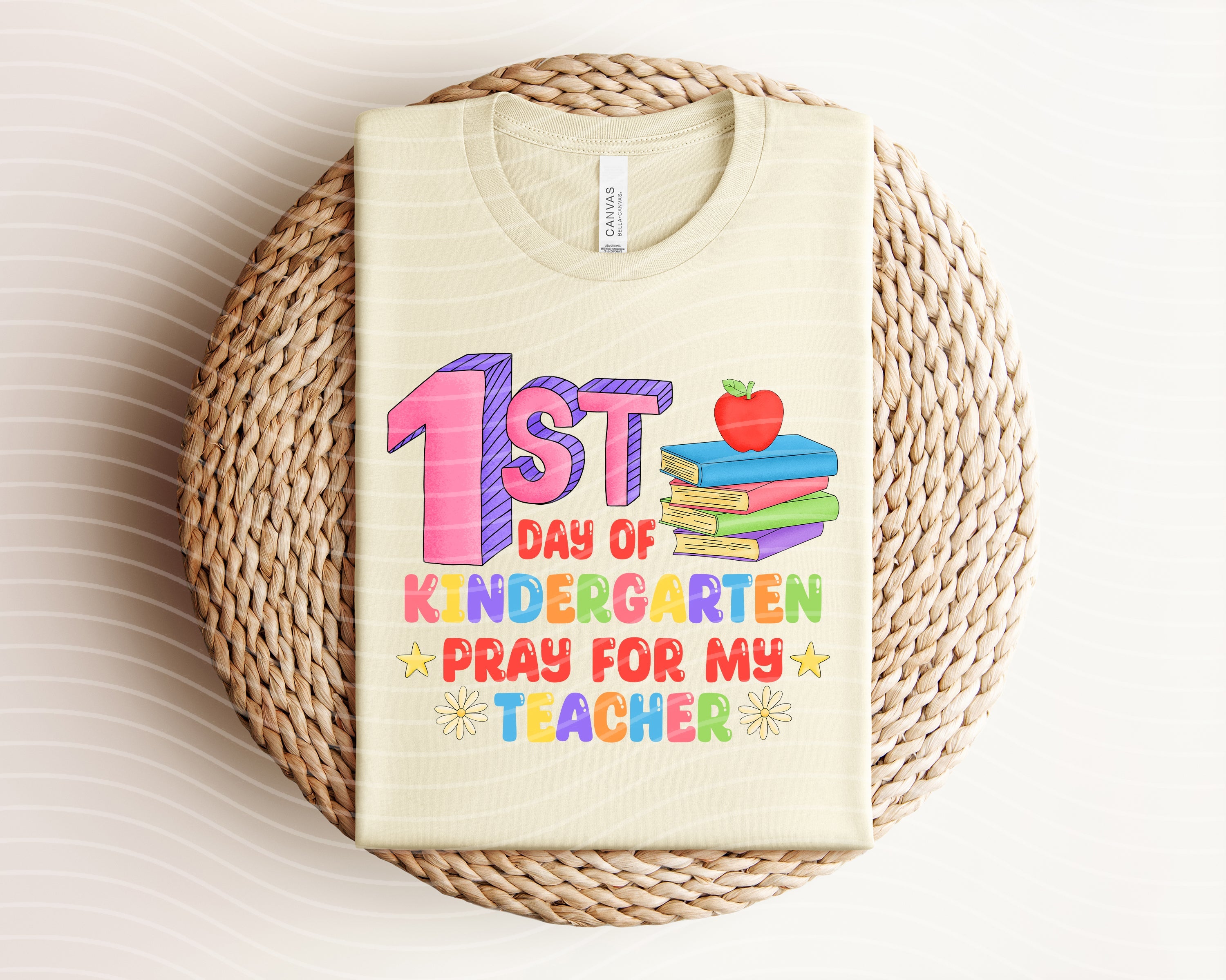 1st Day of School Kindergarten Graphic Tee