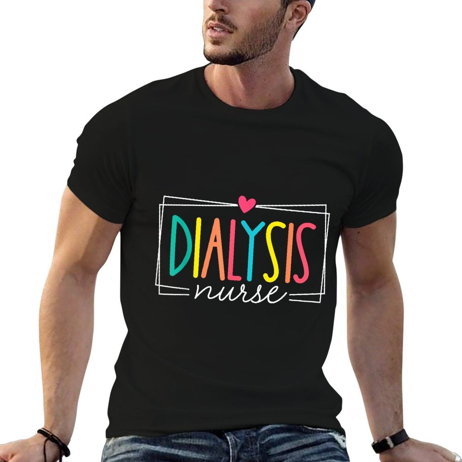 Dialysis Nurses Kidney Disease Nursing RN Women Funny  Eco-friendly Material T-Shirt