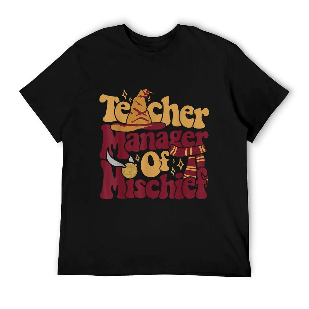 Magical Teacher Shirt Manager Of Mischief Teacher Gifts T-Shirt