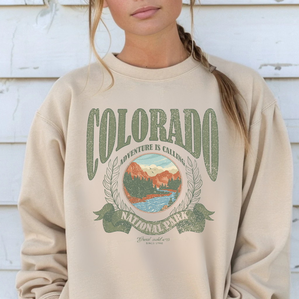 Colorado National Park Crewneck Sweatshirt